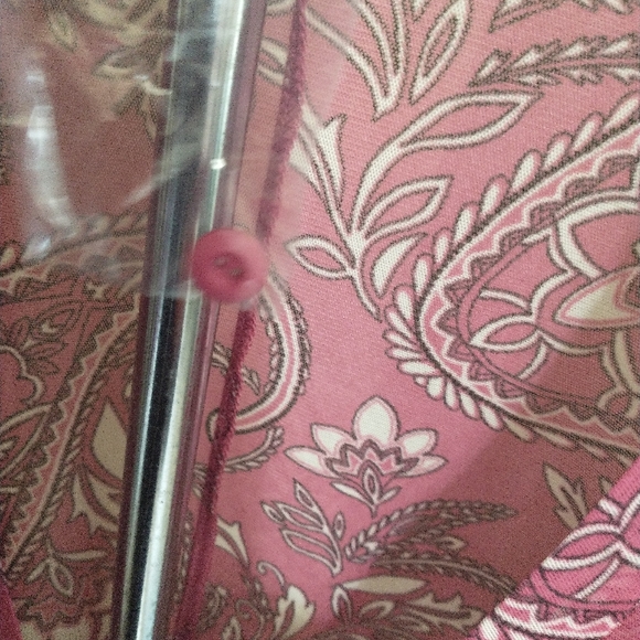 Pink Paisley Sheer Cardigan - Picture 3 of 6